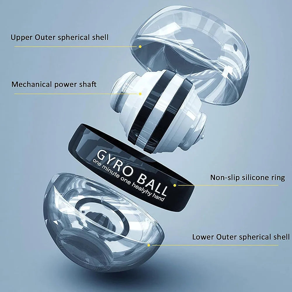 Revolutionary Wrist Gyro Ball - Ultimate Forearm & Grip Strength Trainer for Powerful Arms & Fingers